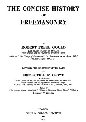 A Concise History of Freemasonry