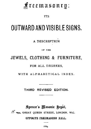 Freemasonry - Its Outward and Visible Signs